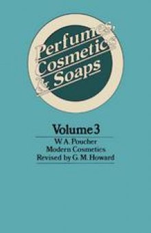 Perfumes, Cosmetics and Soaps: Modern Cosmetics