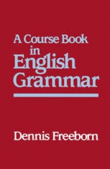 A Course Book in English Grammar