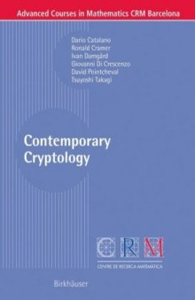 Contemporary Cryptology 