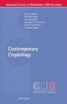 Contemporary Cryptology 