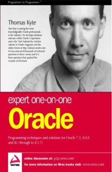 Expert one-on-one Oracle