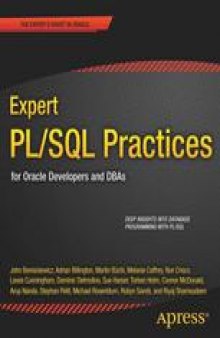 Expert PL/SQL Practices: for Oracle Developers and DBAs