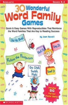 30 Wonderful Word Family Games (Word Family)  