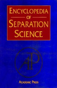Encyclopedia of separation science