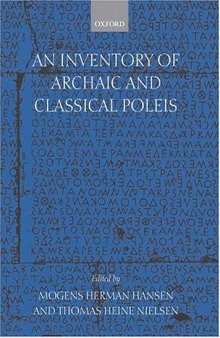 An Inventory of Archaic and Classical Poleis