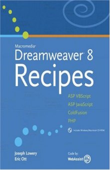 Macromedia Dreamweaver 8 Recipes