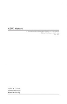 GNU Octave Manual Version 3