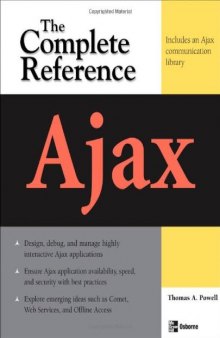 Ajax: The Complete Reference 