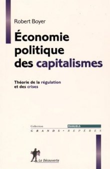 Économie politique des capitalismes