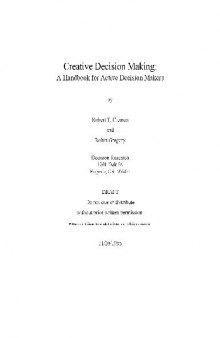 Creative Decision Making