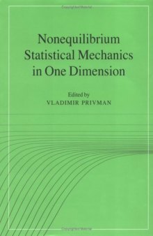 Nonequilibrium Statistical Mechanics in One Dimension