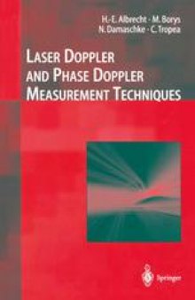 Laser Doppler and phase Doppler measurement techniques