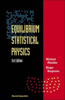 Equilibrium statistical physics