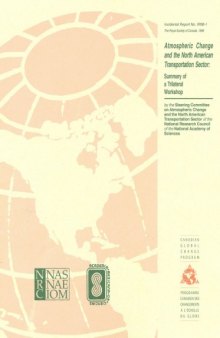 Atmospheric change and the North American transportation sector summary of a trilateral workshop