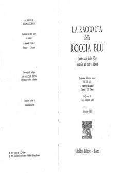 La raccolta della roccia blu