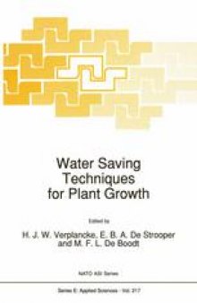 Water Saving Techniques for Plant Growth