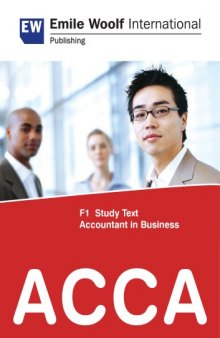 ACCA F1 Accountant in Business Key Study Text