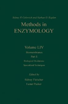 Biomembranes - Part E: Biological Oxidations