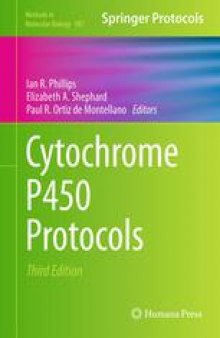 Cytochrome P450 Protocols