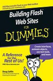 Building Flash web sites for dummies