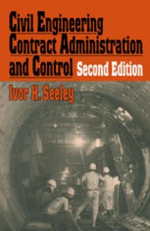 Civil Engineering Contract Administration and Control