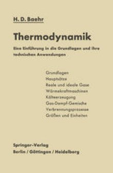 Thermodynamik: Eine Einführung in die Grundlagen und ihre technischen Anwendungen