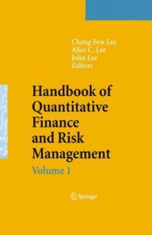 Handbook of Quantitative Finance and Risk Management