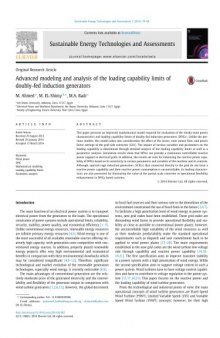 Advanced modeling and analysis of the loading capability limits of doubly-fed induction generators