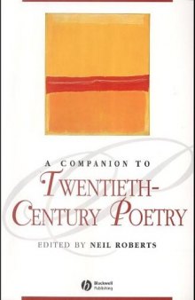 A Companion To Twentieth-Century Poetry