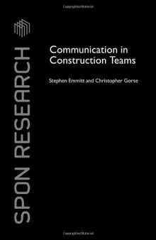 Communication in Construction Teams (Spon Research)