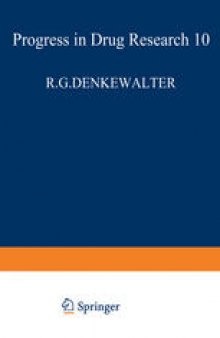 Fortschritte der Arzneimittelforschung / Progress in Drug Research / Progrès des recherches pharmaceutiques