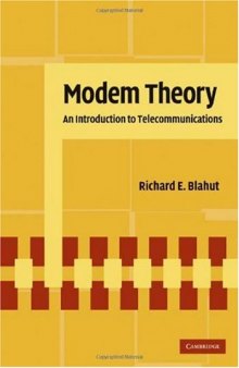 Modem Theory: An Introduction to Telecommunications