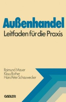 Außenhandel: Leitfaden für die Praxis