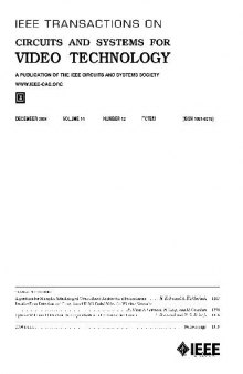 IEEE Transaction on Circuits and Systems for Video Technology (December 2004)