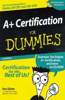 A+ Certification for Dummies