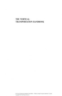 The Vertical Transportation Handbook, Fourth Edition
