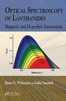 Optical spectroscopy of lanthanides: magnetic and hyperfine interactions