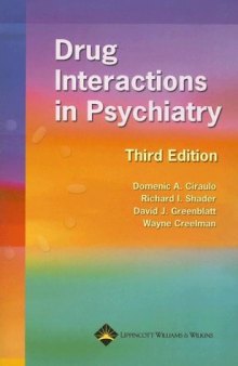 Drug interactions in psychiatry