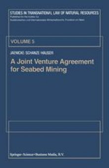 A Joint Venture Agreement for Seabed Mining