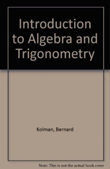 Introduction to algebra and trigonometry