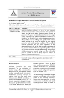 Modal-Based Analysis of Induction Generator Infinite-Bus System