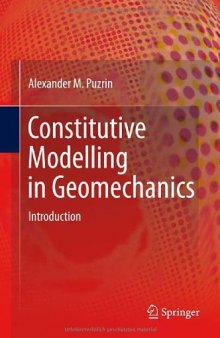 Constitutive Modelling in Geomechanics: Introduction