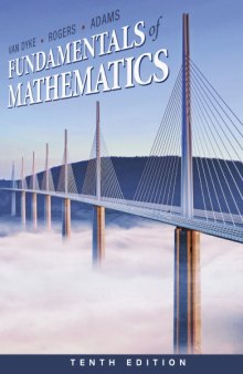 Fundamentals of mathematics