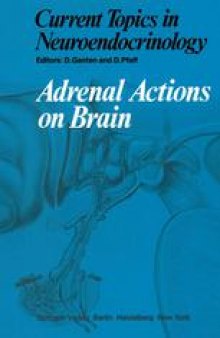 Adrenal Actions on Brain