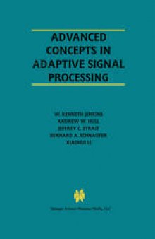 Advanced Concepts in Adaptive Signal Processing