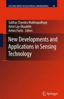 New Developments and Applications in Sensing Technology