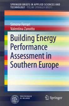 Building Energy Performance Assessment in Southern Europe