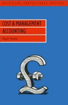 Cost and Management Accounting