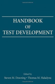 Handbook of Test Development  