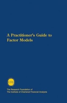 A Practitioner's Guide to Factor Models